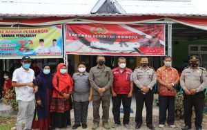 Kapolda Riau Drop Tenaga Vaksinator RS Bhayangkara dan Bantu 500 Dosis Vaksin