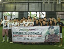 Dorong Sportivitas Anak Muda Berolahraga, Kowarteg Ganjar Gelar Fun Futsal di Tangerang Selatan