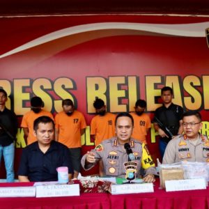 Empat Tersangka Penyelundup Narkoba Ditangkap di Pekanbaru