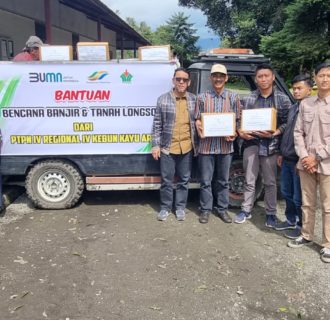 PTPN IV Regional 4, Gerak Cepat Bantu 300 Paket Sembako di Kerinci 