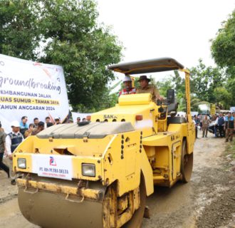 Pj Gubernur Banten Lakukan Groundbreaking Pembangunan Ruas Jalan Sumur – Taman Jaya Pandeglang