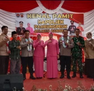 Pisah Sambut Kapolsek Pameungpeuk Polresta Bandung 