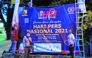 Di HPN 2021 Kapolresta Apresiasi Kegiatan Sosial PWI Kab Bandung