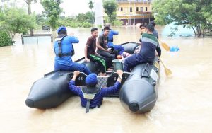 Ditpolair Polda Riau Turunkan Tim Evakuasi Warga Terdampak Banjir