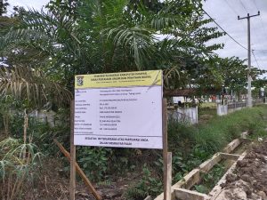 Proyek Pembangunan Peningkatan Jalan Danau Lancang-Tebing Lestari Diduga Gunakan Metrial Ilegal