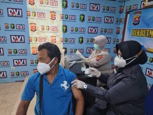 Cegah Gelombang ke-3 Covid-19 di Indonesia, Kabiddokes Polda Banten Ajak Warga Vaksinasi