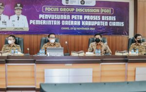 Dalam Menyusun Peta Proses Bisnis Pemerintah Daerah Pemkab Ciamis Gelar PGD