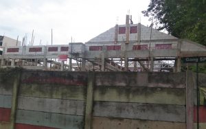 Disegel, Proyek Bangunan di Jalan Burak Karang Sari Tetap Berjalan