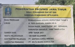 Pemeliharaan Berkala Diruas Jalan Krian- Bts Mojokerto Link 153 Diduga Menyimpang