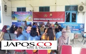 Polres Mukomuko Berikan Doorprize Bagi Peserta Vaksin