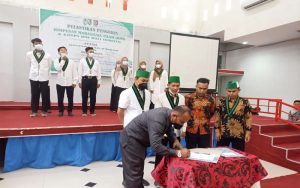 Ketua DPRD Hadiri Pelantikan Pengurus HMI dan Korps KOHATI Cabang Dharmasraya 