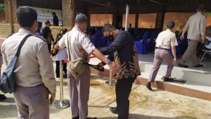 Ditpamobvit Polda Banten Lakukan Pengamanan VIP Kunjungan Menteri KKP 