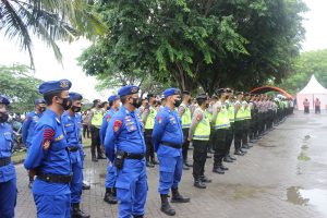 Polda Banten Gelar Apel Pengamanan