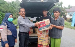 SPKP Kecamatan Koto Besar Berikan Bantuan Bagi Korban Banjir
