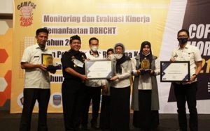 Kabupaten Ciamis Borong Penghargaan Pemanfaatan DBHCHT