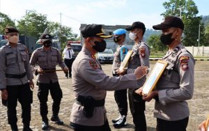 Membersihkan Organisasi dari Sampah, Kapolres Bacakan Skep Kapolda Kalbar