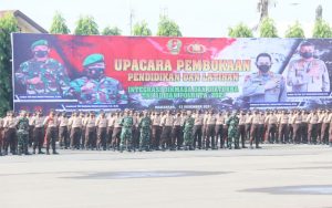 Pertama Kali Dilaksanakan, Siswa Dikmaba Polri dan Diktuba TNI AD Gelar Pendidikan Terintegrasi 