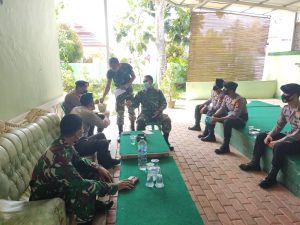 Pererat Sinergitas TNI Polri, Satbrimob Polda Banten Sambangi Koramil 0204 Taktakan