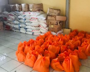 Polda Banten Mendistribusikan Sembako Untuk Korban Gempa Bumi di Pandeglang dan Lebak