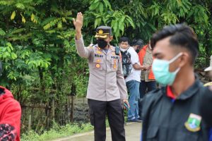 Kapolres Pandeglang Lakukan Pengaturan Saat Kunjungan Wakil Presiden 