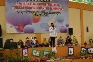Buka Workshop Guru PAUD se-Banten, Wagub Andika: Cara Mengajar Kita Harus Cepat Beradaptasi