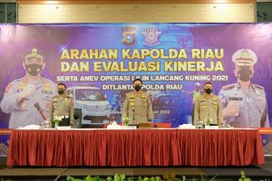 Kapolda Riau Buka Kegiatan Evaluasi Kinerja Jajaran Lalulintas, Tekankan Pelayanan Terbaik Masyarakat