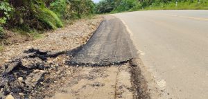 Dibongkar, Pondasi Proyek Jalan Nasional  Milik Kementerian PUPR Di Kalbar 13,7 Milyar Tak Kuat