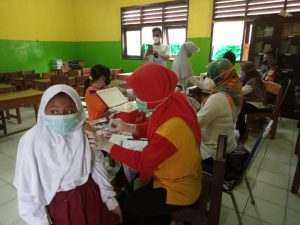 SDN Jati Waringin VIII Adakan Vaksinasi Dosis II