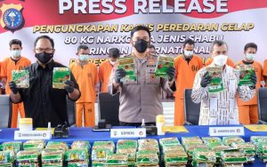 Kapolda Riau: Tangkap 11 Pelaku Kejahatan Narkoba, Amankan 80 Kg Sabu Jaringan Intternasional