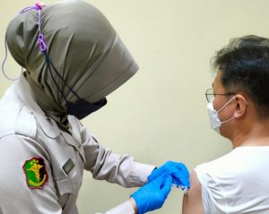 Polda Banten Ajak Masyarakat Vaksin di Klinik Biddokkes dan RS Bhayangkara