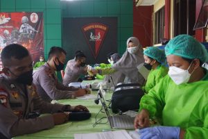 BKO Polda Papua, Personel Brimob Banten Lakukan Rikkes Berkala