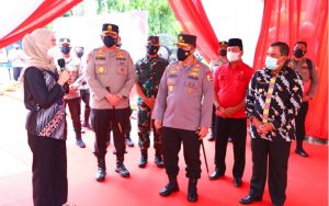 Tiba di Pekanbaru Riau Kapolri Jenderal Listyo Sigit Kunjungi Isoter Asrama Haji Pekanbaru