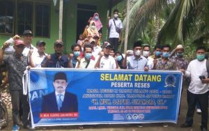 Waka DPRD H Muh Sjafril Simamora, SH Reses di Desa Mekar Alam Kecamatan Seberang Kota