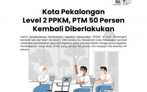 Walikota  Afzan Arslan Junaid: Kota Pekalongan Level 2 PPKM, PTM 50 Persen Kembali Diberlakukan