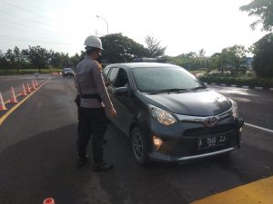 Di PT Krakatau Posco, Ditpamobvit Polda Banten Lakukan Pengamanan dan Berikan Imbauan Prokes