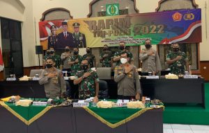 Kapolda Banten dan Pejabat Utama Hadiri Rapim TNI-Polri Tahun 2022