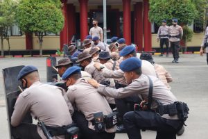 Personel Satbrimob Polda Banten Asah Kemampuan Melaui Latihan PHH dan Anti Anarki