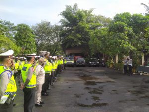Ditlantas Polda Banten Gelar Apel Operasi Keselamatan Maung 2022