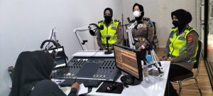 Ditlantas Polda Banten Sosialisasi Operasi Keselamatan Maung 2022 di Radio Megaswara FM