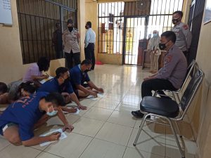 Biro SDM Polda Banten Laksanakan Tes Psikologi Kepada Tahanan