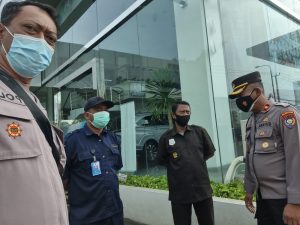 Sambangi Satpam, Ditbinmas Polda Banten Himbau Perketat Prokes Pencegahan Covid-19