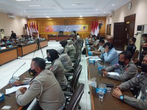 Personel Ditlantas Polda Banten Hadiri Video Conference Rapat ITK Online