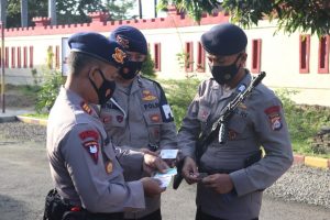Satbrimob Polda Banten Laksanakan Pemeriksaan Administrasi, Persenjataan dan Sikap Tampang Personel