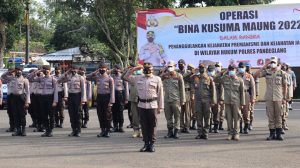 Polres Pandeglang Gelar Upacara Penanggulangan Premanisme dan Kejahatan Jalanan