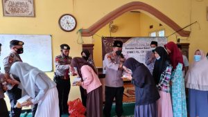 Kebahagiaan Anak Yatim Piatu, Saat Dikunjungi Dirpamobvit Polda Banten dan Komunitas PIC