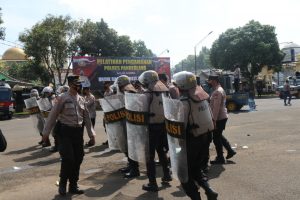 Tingkatkan Kemampuan Sat Samapta Polres Pandeglang Latihan Dalmas