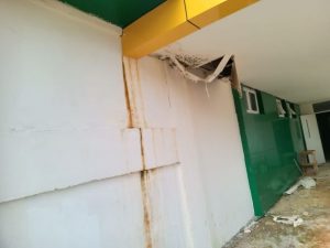 Tak Kunjung Selesai Dikerjakan, Fisik Proyek RS Sandai Rp 25,5 M, Sudah Mulai Rusak di Beberapa Titik
