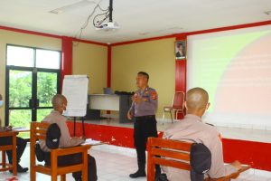 Gadik SPN Polda Banten Berikan Pembelajaran Fungsi Teknis Kepolisian Kepada Siswa Diktukba 