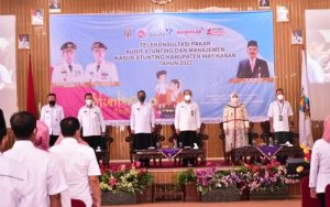 Wabup Ali Rahman Hadiri Pertemuan Audit Stunting dan Manajemen Kasus Stunting Way Kanan