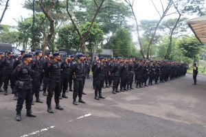Usai Pengamanan, Personel Satbrimob Polda Banten Ikuti Apel Konsolidasi